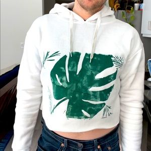 Custom Cropped Hoodie - Size M